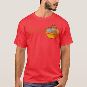 Strickkorb mit Wolle T-Shirt