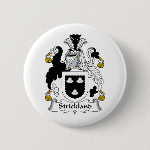 Strickland Familienwappen Button
