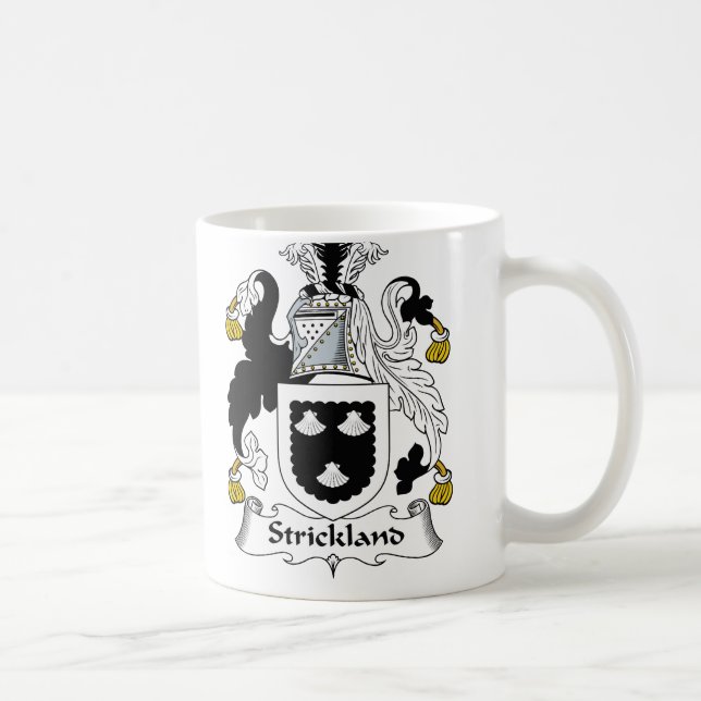 Strickland Familienwappen Tasse (Rechts)