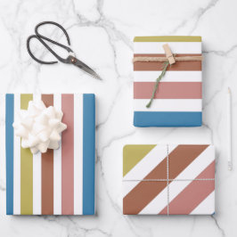 Stricklinien Geschenkpapier Set