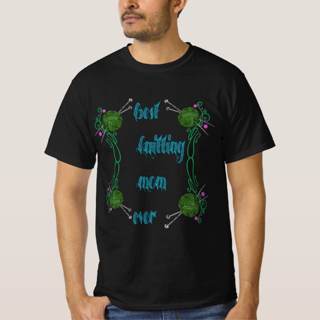 Strickmama überhaupt T-Shirt (Vorderseite)