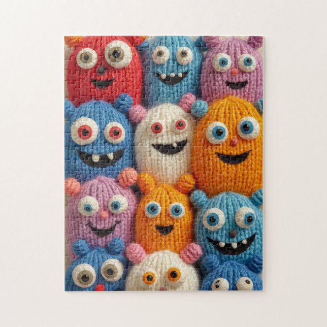 Strickmonster Puzzle (Vertikal)