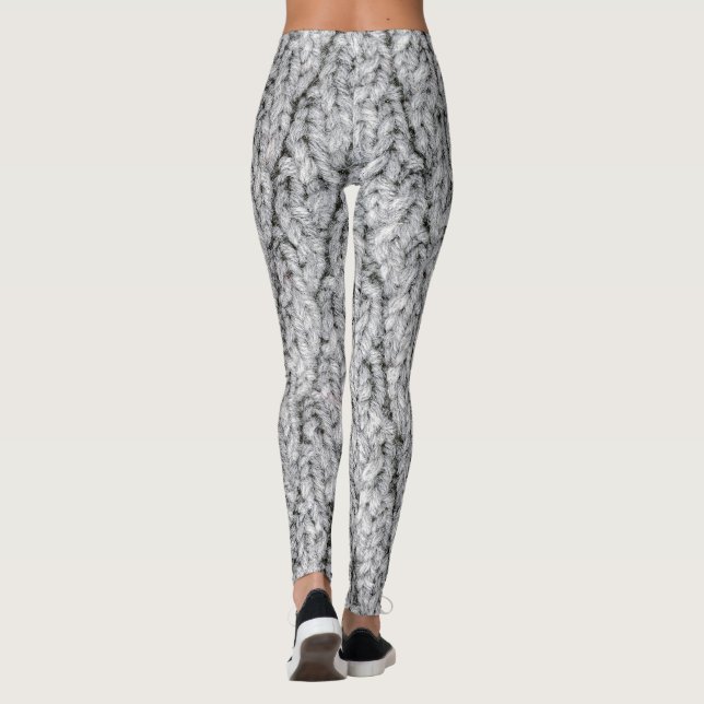 Strickmuster Leggings (Rückseite)