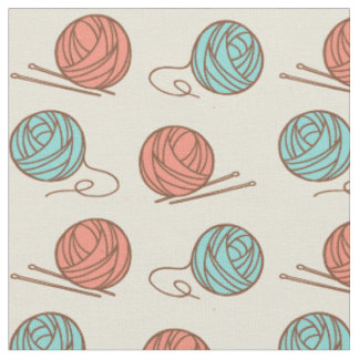 Stricknadeln & Garn - Vintage Stoff