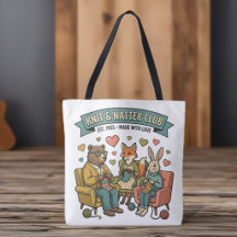 Strickprojekt-Tasche und Tote