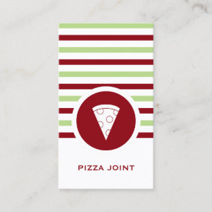 Strickschicke Pizzeria Visitenkarte