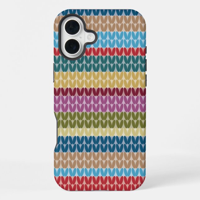 Strickstil iPhone Hülle (Rückseite)