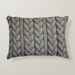 Strickstoff Dekokissen