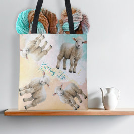 Stricktasche für Little Lambs oder Projekt-Tasche