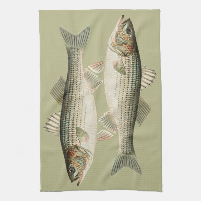 Strickte Bass Twins Handtuch (Vertikal)