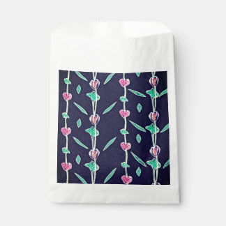 Strickte Blume Geschenktütchen