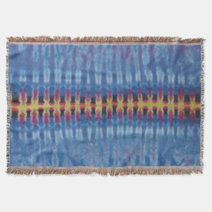 Strickte Gefärbte Krawatte Decke