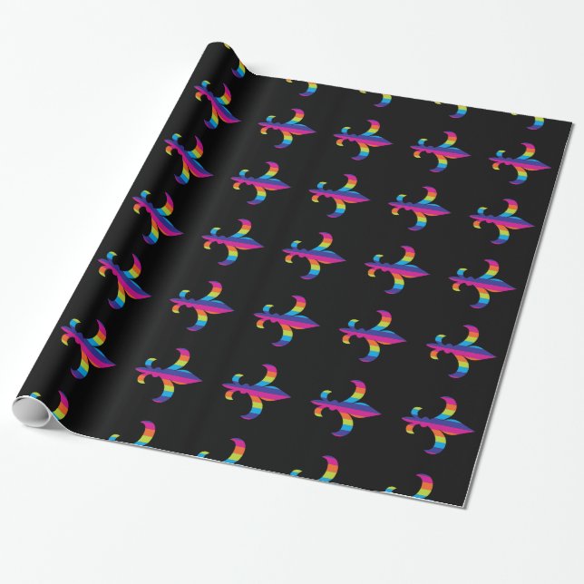 Strickte Lilie Geschenkpapier (Ungerollt)