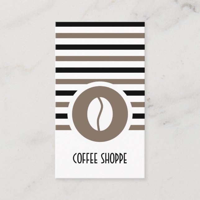 Strickter Chic Coffee Bean Loyalty Punch Treuekarte (Vorderseite)