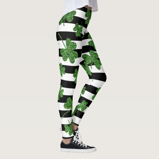 Stricktes Kleeblatt Delight Leggings (Rechts)