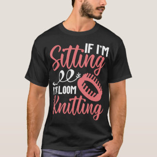 Strickwerkzeug Maschine Faser Künstler Garn Strick T-Shirt