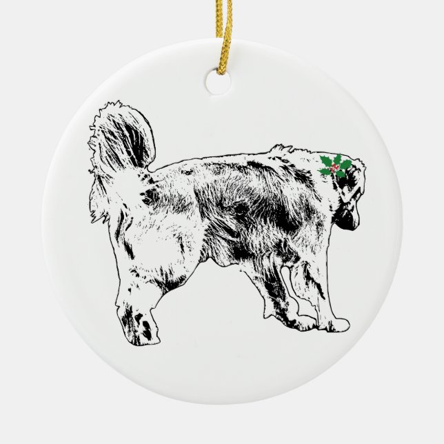 Stride auf der Zweigstelle Keramik Ornament (Vorne)