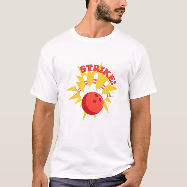 Strike Bowling T-Shirt (Vorderseite)