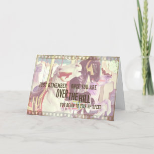 STRIKENDE CAROUSEL-Grußkarte Dankeskarte