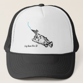 STRIKENDE PATRIOT ID - CUSTOM CITY NAME ONE BAD BA TRUCKERKAPPE