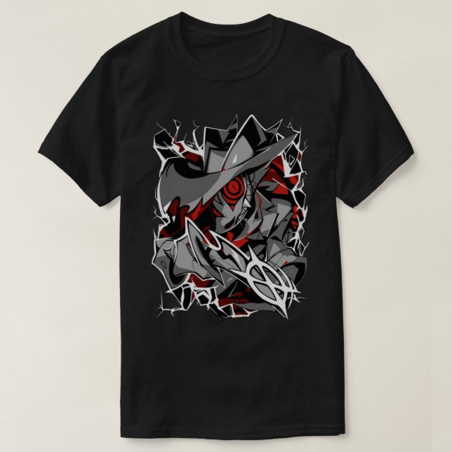 Striker Demon Design Helluva Boss T-Shirt (Design vorne)