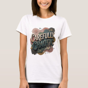 Striking Gold CAREFULLY CHAOTIC Statement Tee v2