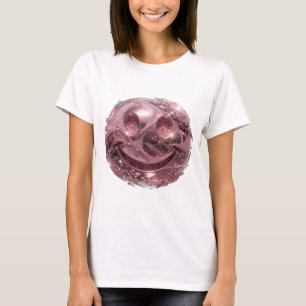 Striking Silber HAPPY FACE Bold Design T-Shirt