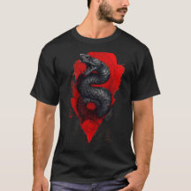 Striking Viper Trash Polka Grafik T-Shirt