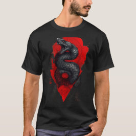 Striking Viper Trash Polka Grafik T-Shirt