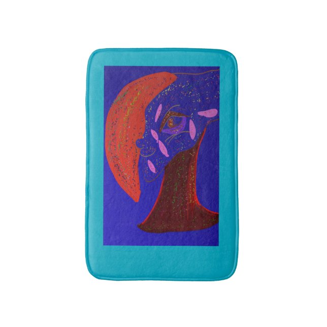 Strikingly Beautiful Creature  Badematte (Vorderseite Vertikal)