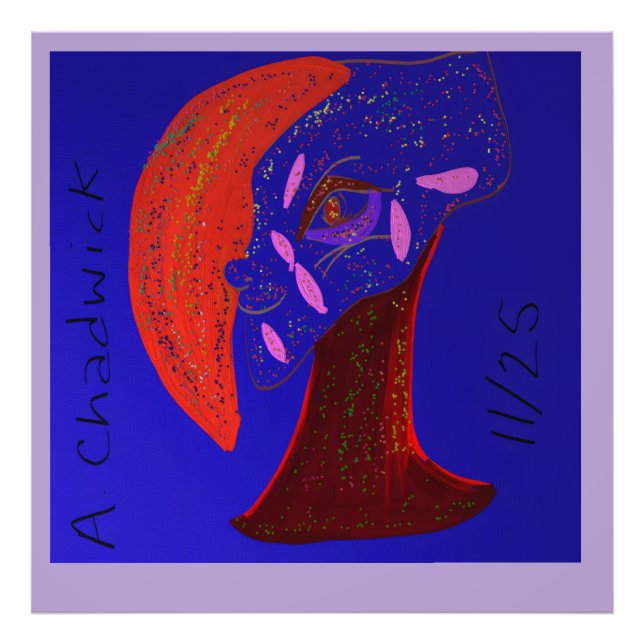 Strikingly Beautiful Creature  Fotodruck (Vorne)