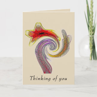 "Strikingly Flamboyant" 5x7 Blank Card w/Envelope Karte