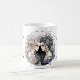 Striktes Gemini Symbol Artwork Kaffeetasse