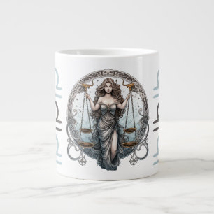 Striktes Libra Symbol Artwork Jumbo-Tasse