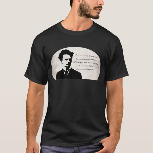 Strindberg citat, 20 T-Shirt (Vorderseite)