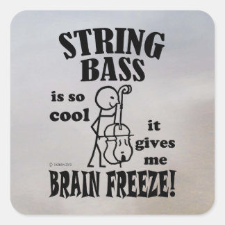 String-Bass, Brain Freeze Square Sticker
