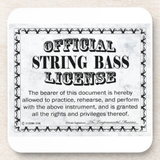 String-Bass-Lizenz Untersetzer