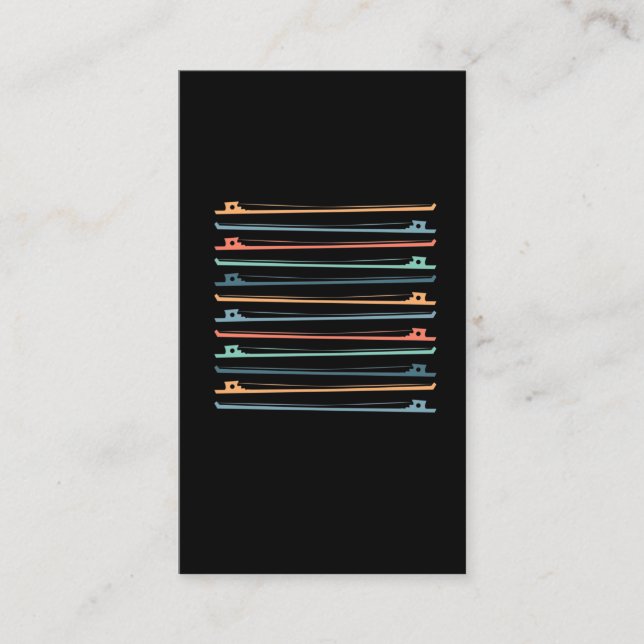 String Instrument Bogen Geige Fiddle Cello Player Visitenkarte (Vorderseite)