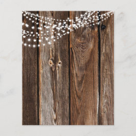 String Light & Bard Wood Scrapbook Paper