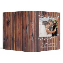 String Lights Barnwood Wedding