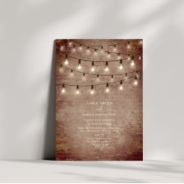 String Lights Brick Generic All Purpose Party Einladung