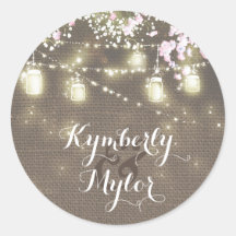 String Lights Mason Jars Rustikales Gipskraut