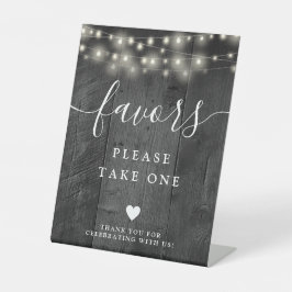 String Lights Rustikale Black Barn Wood Favoriten Sockelschild