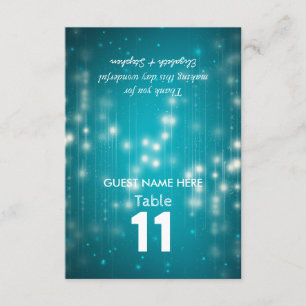 String Lights Wedding Place Tischnummer