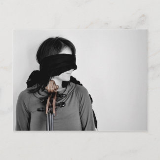 String-Portrait 01 Postkarte