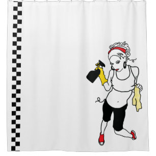 String sauber duschvorhang