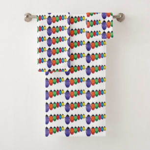 **STRING VON CHRISTMAS LIGHTS** CHRISTMAS TOWEL SE BADHANDTUCH SET