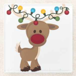 **STRING VON LIGHTS REINDEER** UNTERSETZER