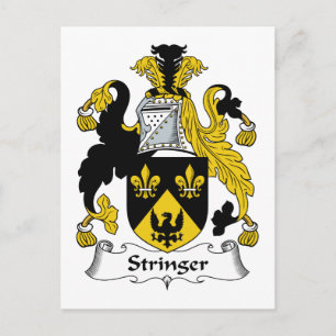 Stringer Familienwappen Postkarte