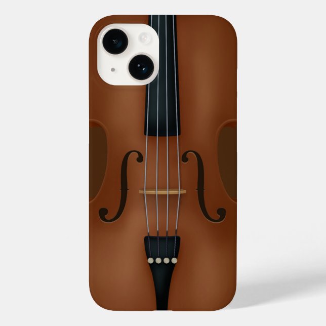 Stringinstrument Violine Viola Detail Case-Mate iPhone Hülle (Rückseite)